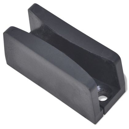 Плъзгаща врата, алуминий и стъкло, 178 см, сребриста