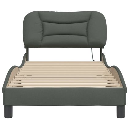 Рамка за легло с LED без матрак Hvar, 90x190 см, плат