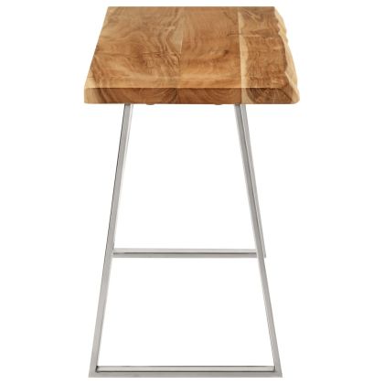 Пейка с жив ръб 105 см масивна акация