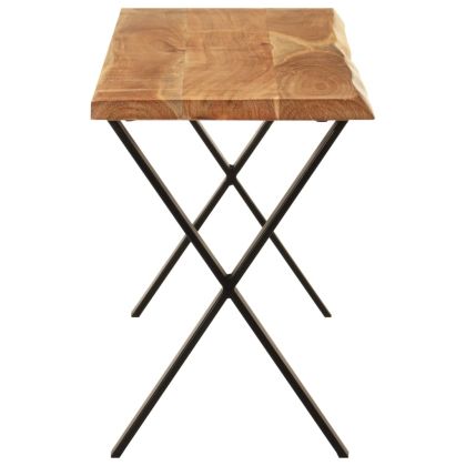 Пейка с жив ръб 105 см масивна акация