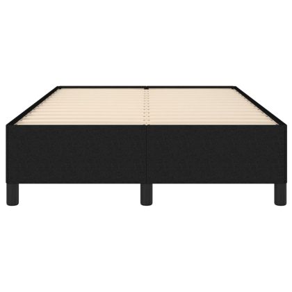 Рамка за легло без матрак, черна, 120x190 см, плат
