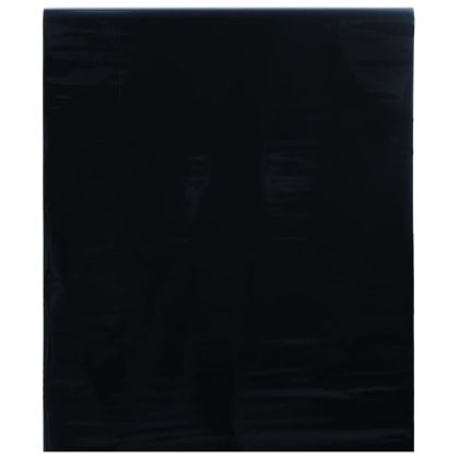 Фолио за прозорци статично черен мат 60x1000 см PVC