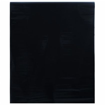 Фолио за прозорци статично черен мат 45x2000 см PVC