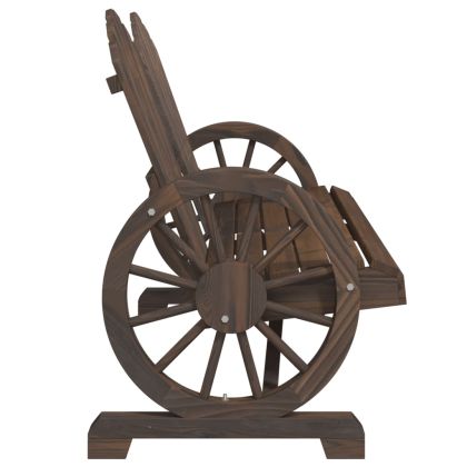 Градински стол "Адирондак", 2-местен, масивно чамово дърво