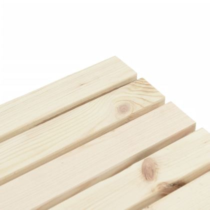 Градинска кафе маса 90x50x40 см масивна ела