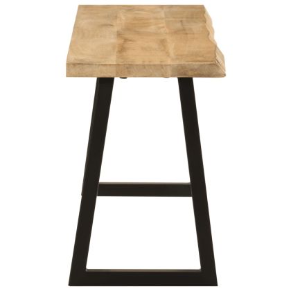 Пейка с жив ръб 105 см масивно мангово дърво