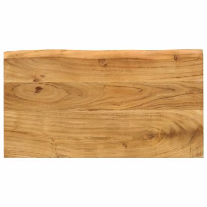 Стифиращи маси, 3 бр, с жив ръб, акация масив