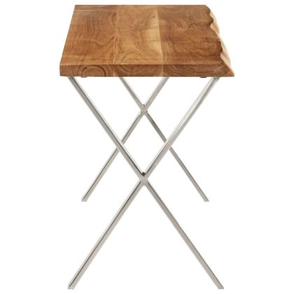 Пейка с жив ръб 105 см масивна акация