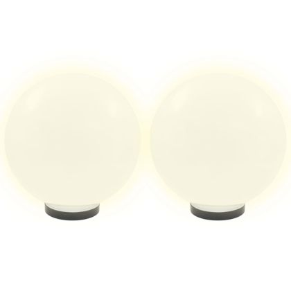 Градински сфери за LED лампи, 4 бр, 30 см, PMMA