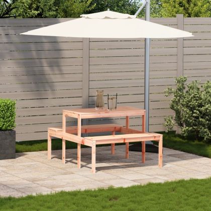 Маса за пикник 110x134x75 см дугласко дърво масив