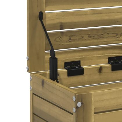 Градинска табуретка 62x31,5x52 см импрегнирана борова дървесина