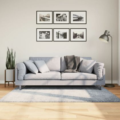 Шаги килим с дълъг косъм "PAMPLONA" модерен син 120x170 см