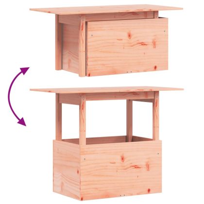 Градинска маса, 100x50x75 см, дугласко дърво масив