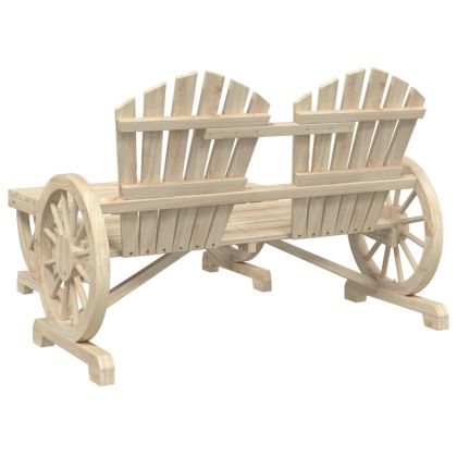 Градински лаундж комплект, 4 части, масивно чамово дърво