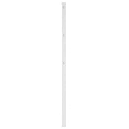 Метална табла за глава, бяла, 80 см