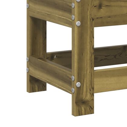 Градинска табуретка, 62x30x32 см, импрегниран бор