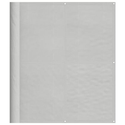 Балконски параван светлосив 120x500 см 100% полиестер оксфорд