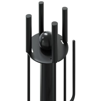 Комплект инструменти за камина, 5 части, 18x56 см, стомана