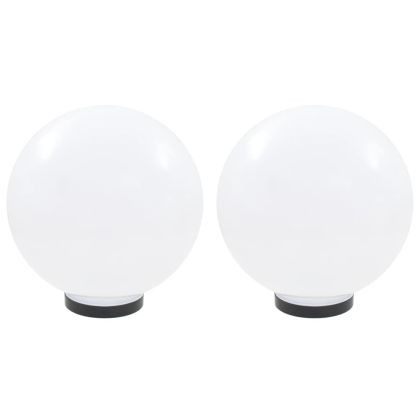 Градински сфери за LED лампи, 2 бр, 30 см, PMMA