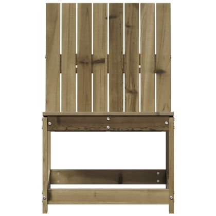 Градински стол, 50,5x55x77 см, импрегнирана борова дървесина