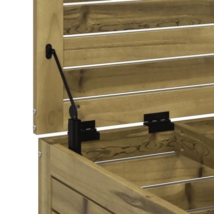 Градинска табуретка 62x63,5x32 см импрегнирана борова дървесина