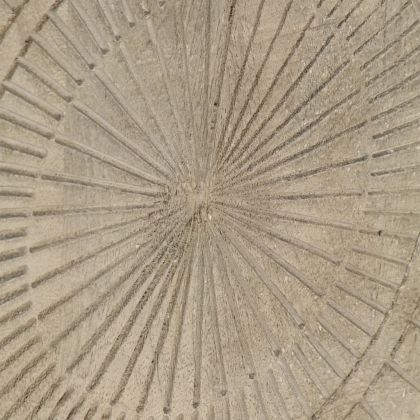 Нощно шкафче, 40x30x50 см, мангово дърво масив и желязо