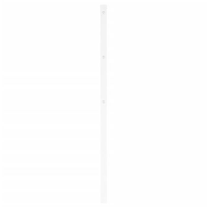 Метална резервна табла за легло, бяла, 180 см