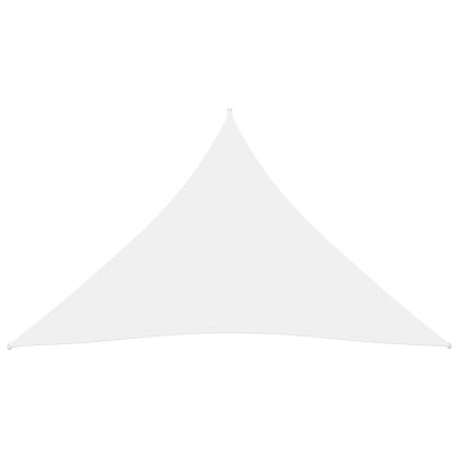 Слънцезащитно платно, Оксфорд плат, триъгълно, 3x3x3 м, бяло