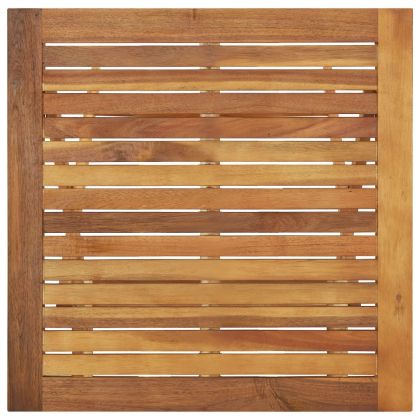 Сгъваем градински трапезен комплект от 3 части, акация масив