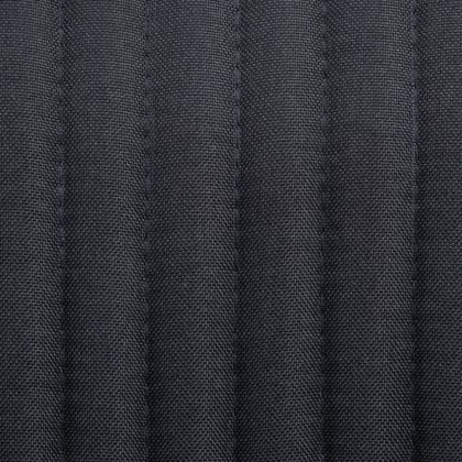 Трапезни столове, 4 бр, черни, текстил