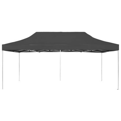 Професионална сгъваема шатра, алуминий, 6х3 м, антрацит