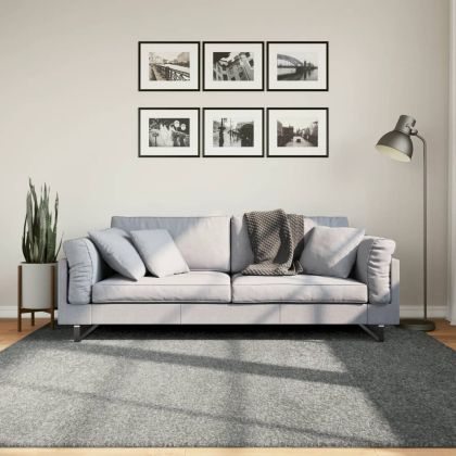 Шаги килим с дълъг косъм "PAMPLONA" модерен зелен 200x200 см