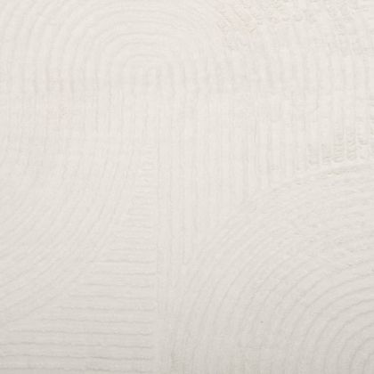 Килим "IZA" с къс косъм, скандинавски вид, кремав, 120x170 см