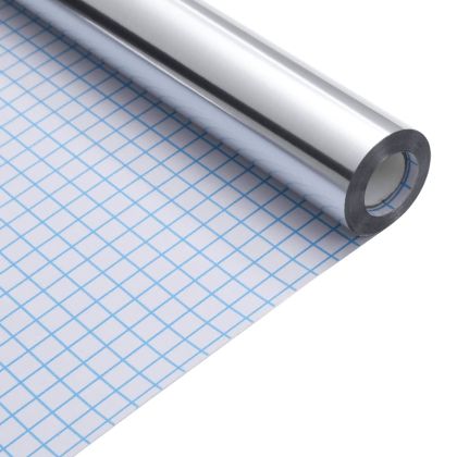 Стикер за мебели, самозалепващ, сребрист, 90x500 см, PET