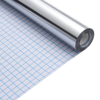 Стикери за мебели, самозалепващ, сребрист, 90x500 см, PET