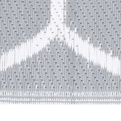 Килим за открито, ARAKIL сив, 80x250 см, PP