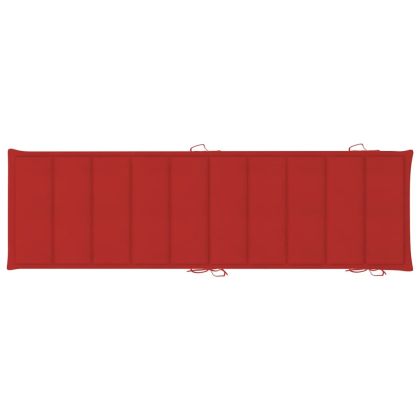 Шезлонги, 2 бр, с възглавници, акациево дърво масив