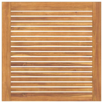 Градински трапезен комплект от 3 части, акациево дърво масив