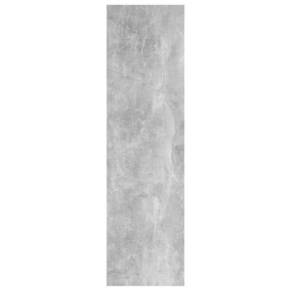 Комплект ТВ шкафове от 4 части, бетонно сив, инженерно дърво