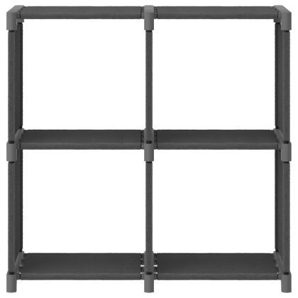 Органайзер с 4 отделения, сив, 69x30x72,5 см, плат