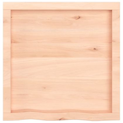 Стенен рафт, 60x60x(2-6) см, необработен масивен дъб