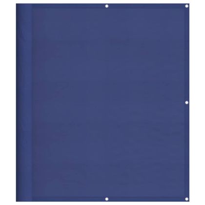 Балконски параван син 120x800 см 100% полиестер оксфорд