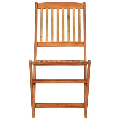 Градински трапезен комплект, 7 части, акация масив