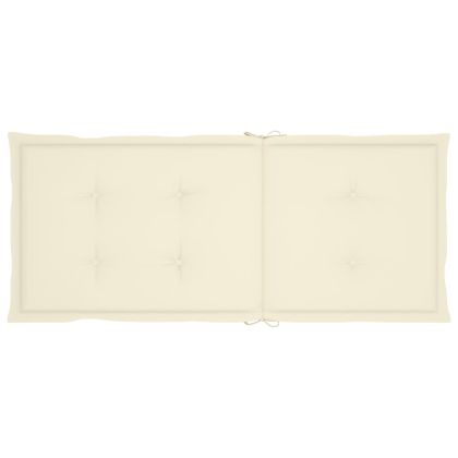 Градински накланящи се столове 4 бр с възглавници акация масив