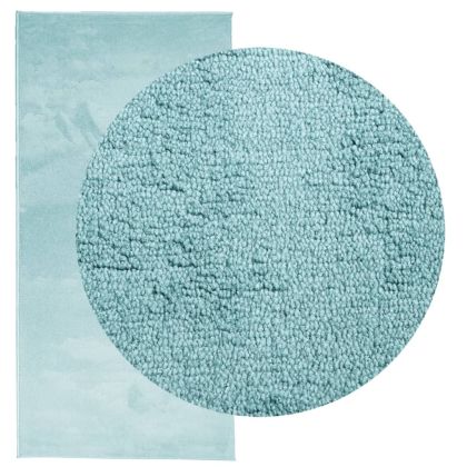 Килим OVIEDO с къс косъм, зелен, 100x200 см