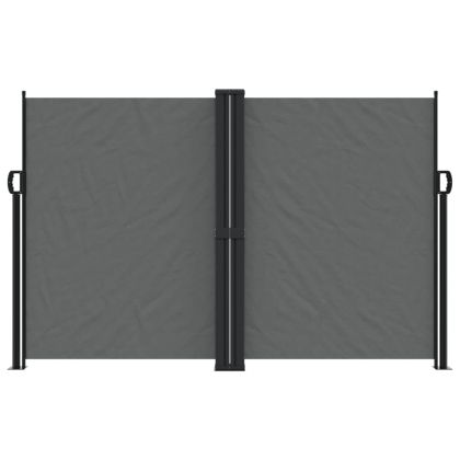Прибираща се странична тента, антрацит, 160х600 см