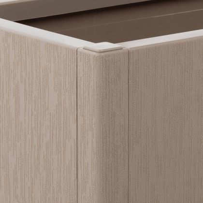 Градински сандък, светлокафяв, 80x36x35 см, PP