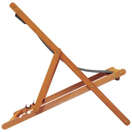 Сгъваеми плажни столове, 2 бр, сиви, текстил