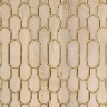 ТВ шкаф, 105x33x46 см, масивно мангово дърво