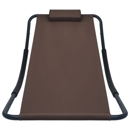 Градинско легло, кафяво, 200x90 см, стомана